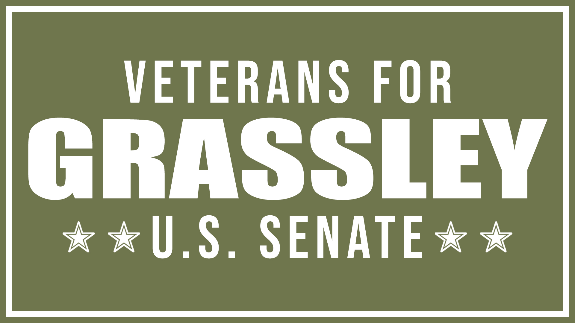 Maj. Gen. Evan “Curly” Hultman, ret. Chuck Grassley Works for Veterans